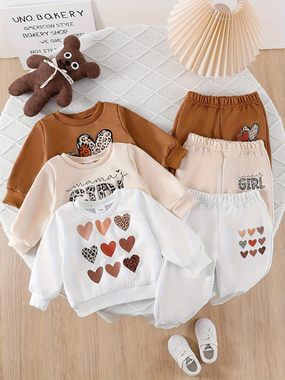 Girls' Leopard Hoodie & Pants Set - 6-Piece – view 9