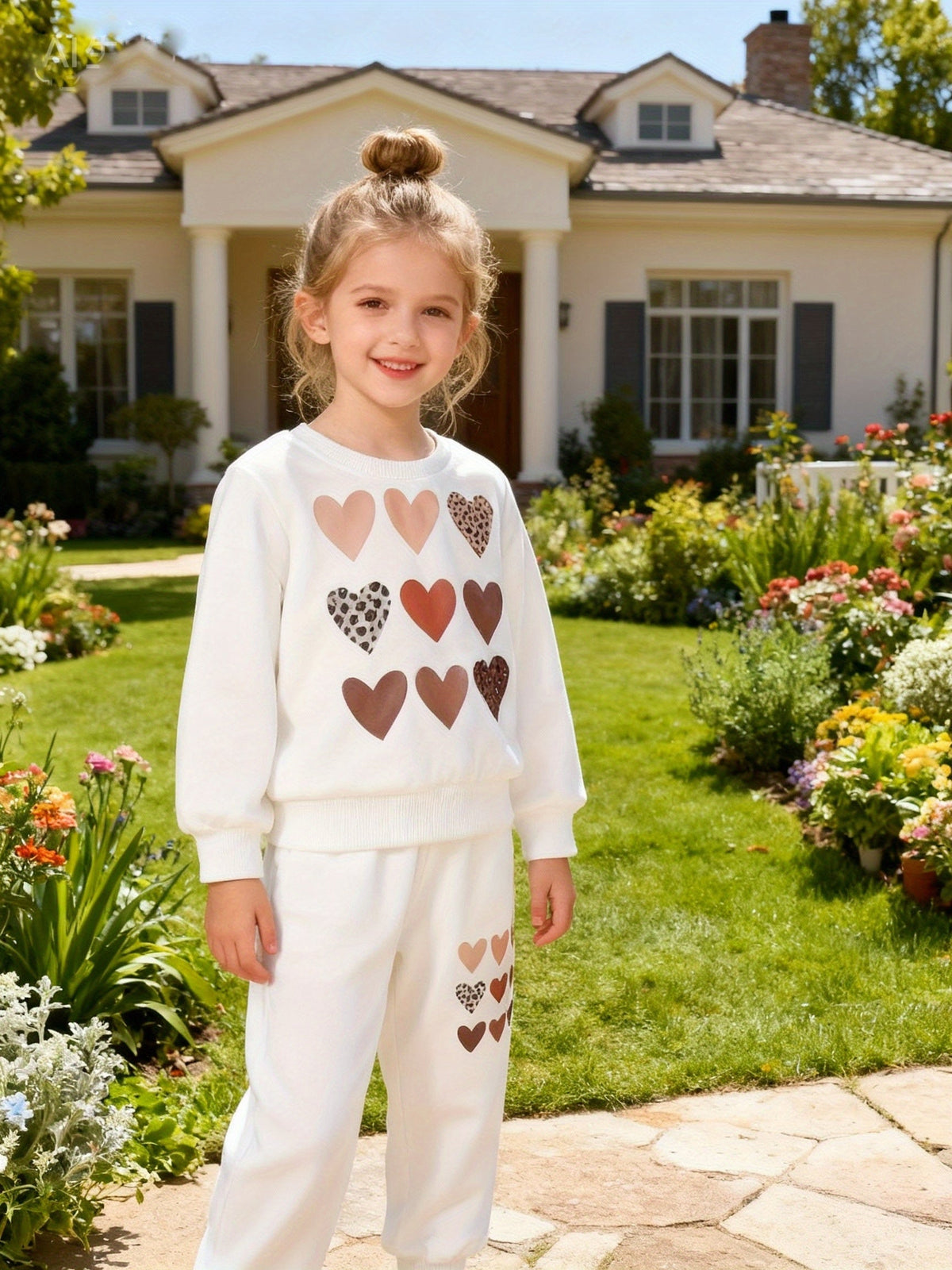 Girls' Leopard Hoodie & Pants Set - 6-Piece – view 11