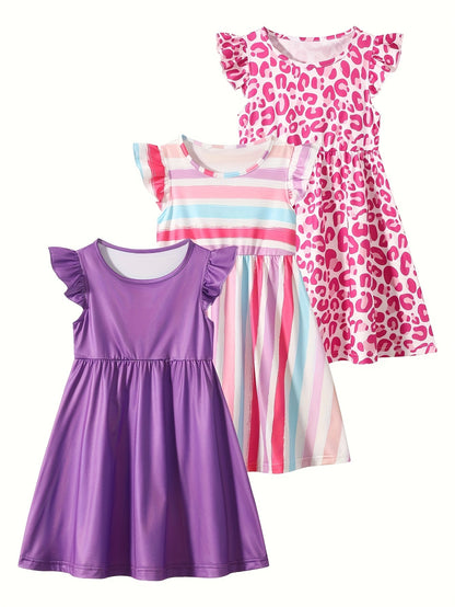 Girls' Mixed Casual Outfit Set - 3-Piece – view 11