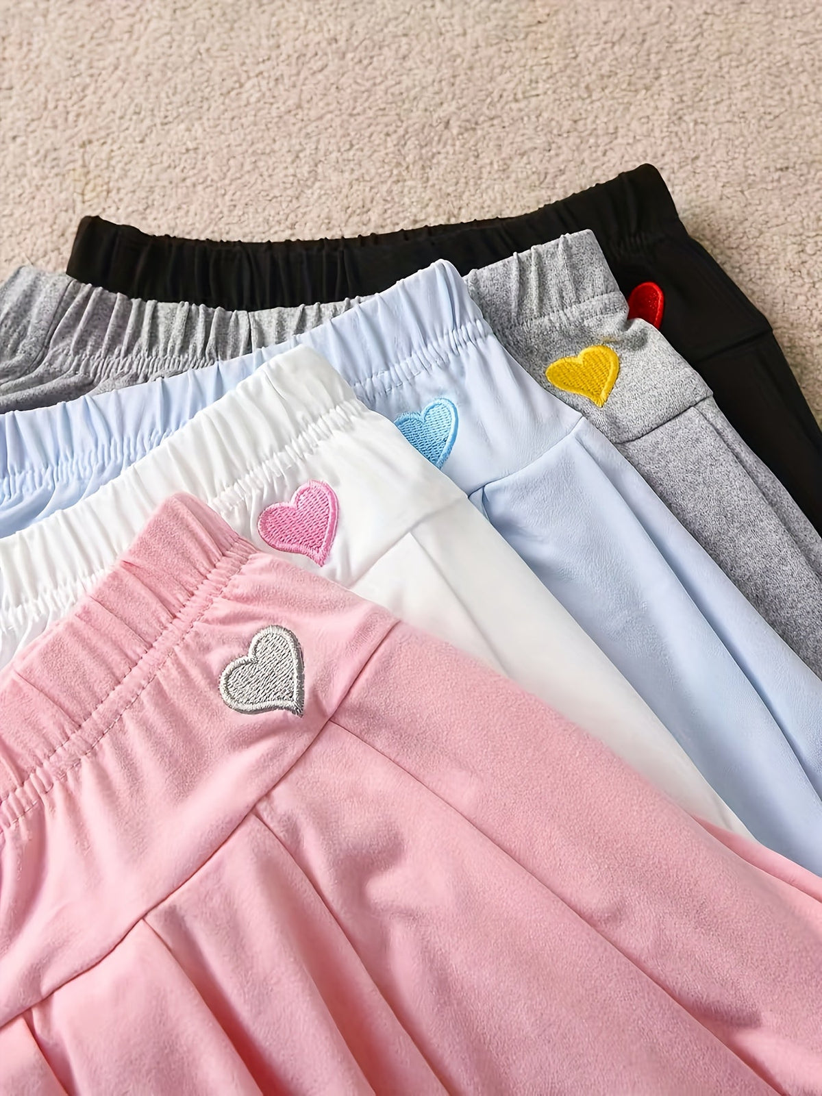 Girls' Outfit Set – Girls' Mixed colors Pleated Pants – view 3