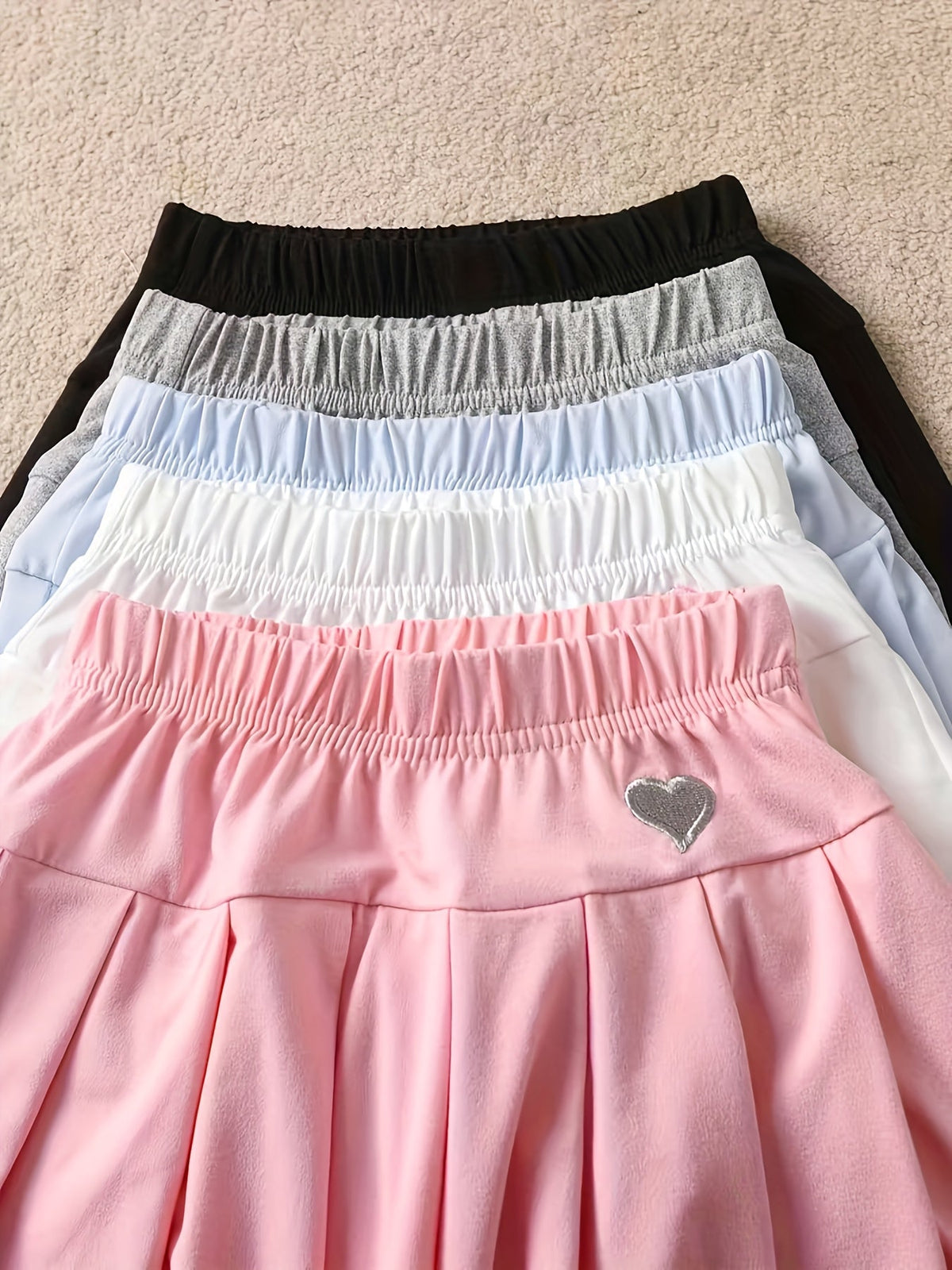 Girls' Outfit Set – Girls' Mixed colors Pleated Pants – view 9