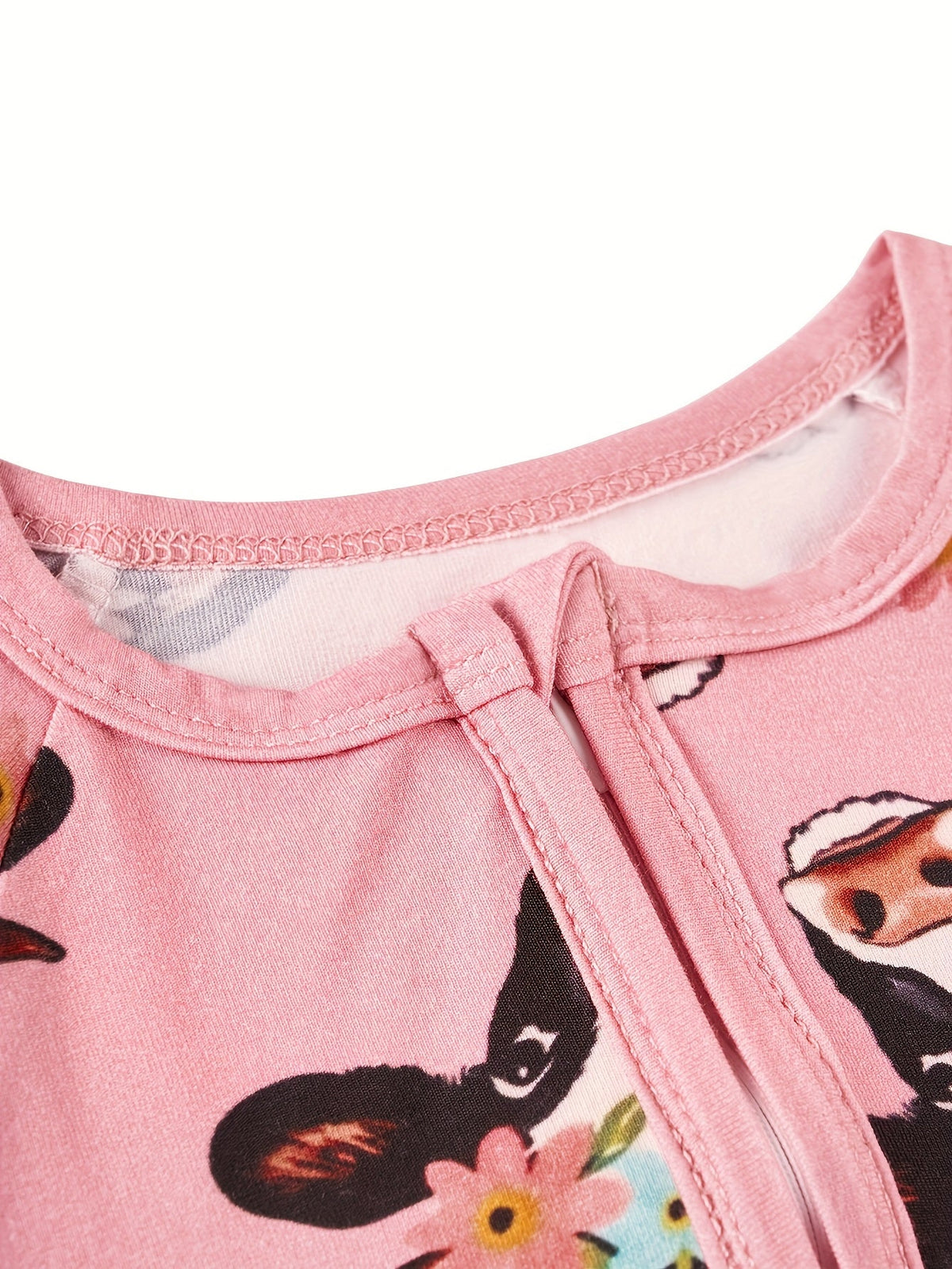Girls' Pajama Set – Baby Girl Cartoon Sleepwear – view 11