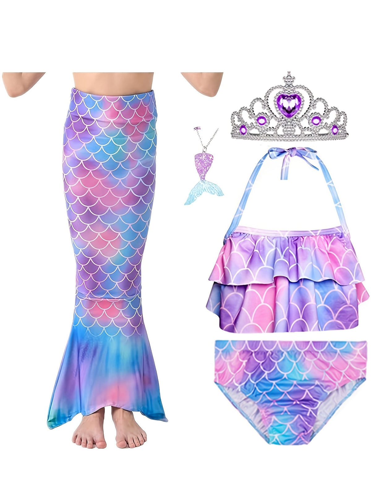 Girls' Princess Costume - Imaginative Dress-Up – Pink option – view 5