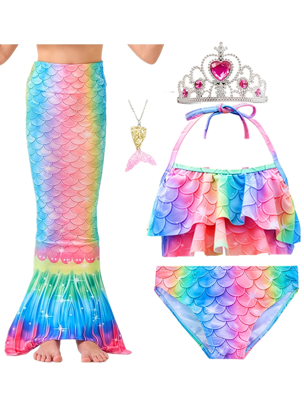 Girls' Princess Costume - Imaginative Dress-Up – Pink option – view 6