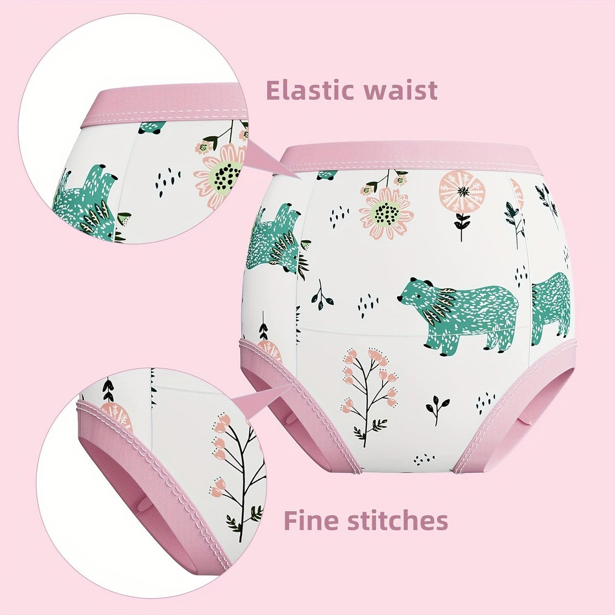 Girls' Reusable Training Pants - Everyday Comfort – view 5