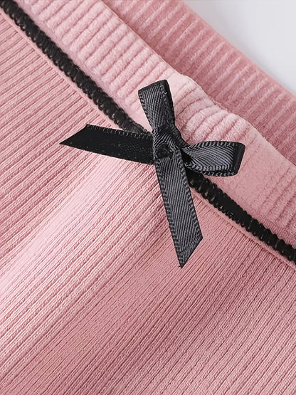 Girls's Stretch Leggings - Striped Design – view 11
