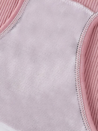 Girls's Stretch Leggings - Striped Design – view 12