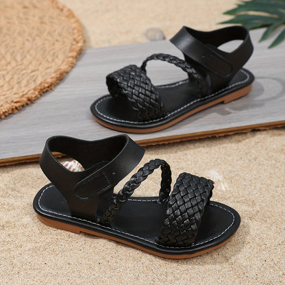Girls Sandals - Breathable Mesh & Lightweight – Black option – view 4