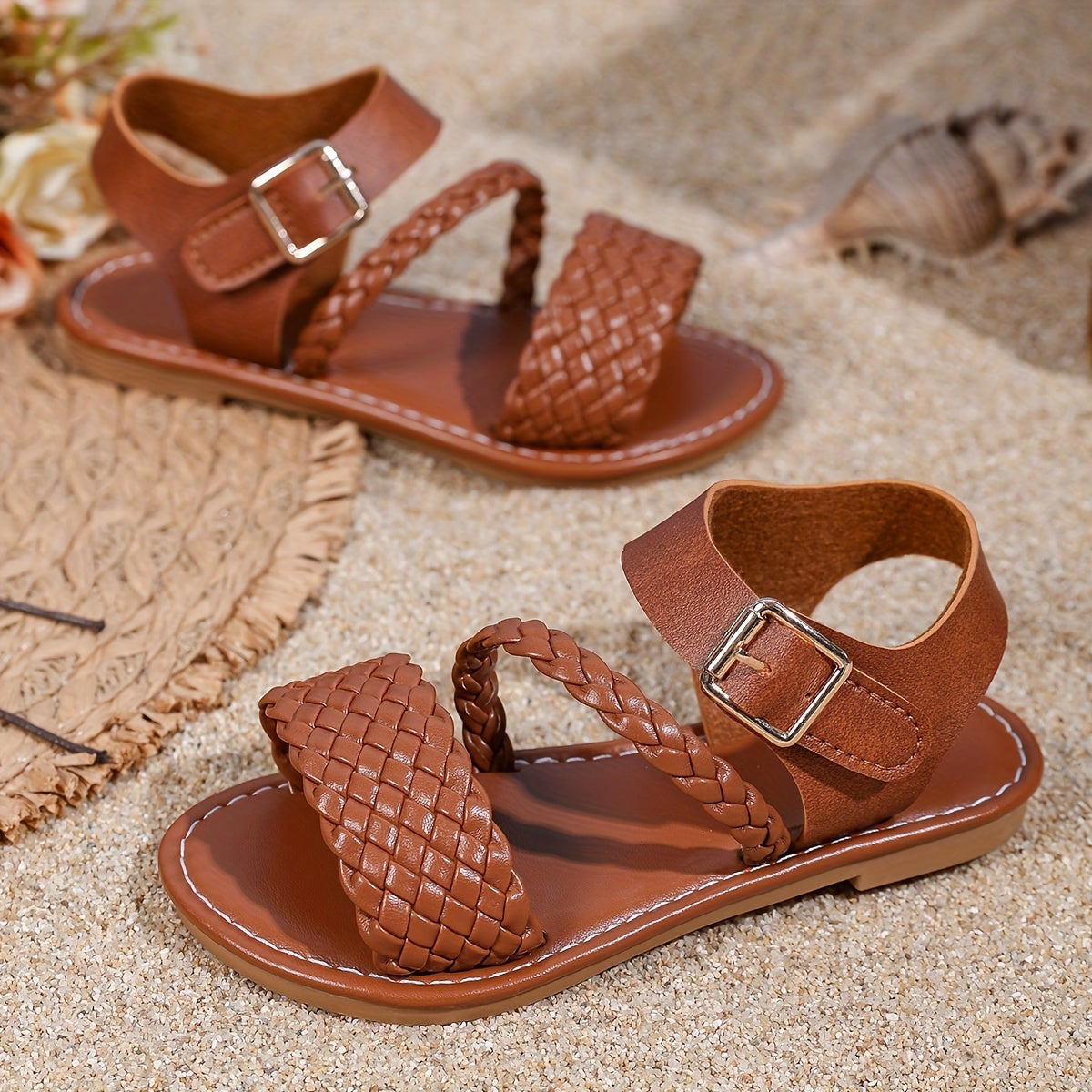 Girls Sandals - Breathable Mesh & Lightweight – Black option – view 8