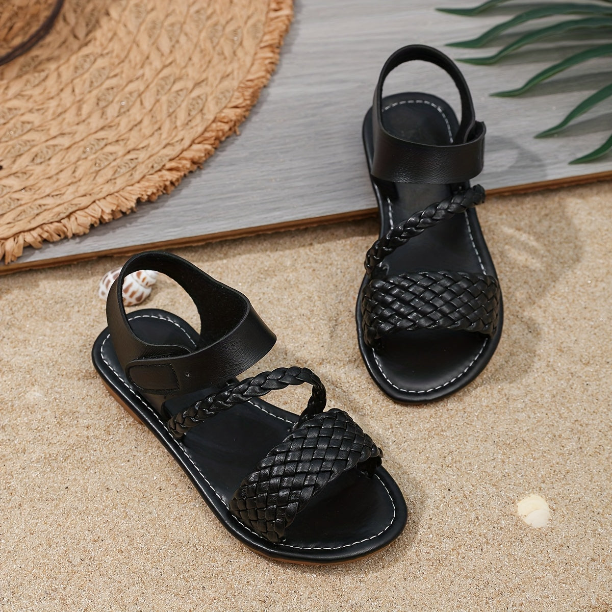 Girls Sandals - Breathable Mesh & Lightweight – Black option – view 9