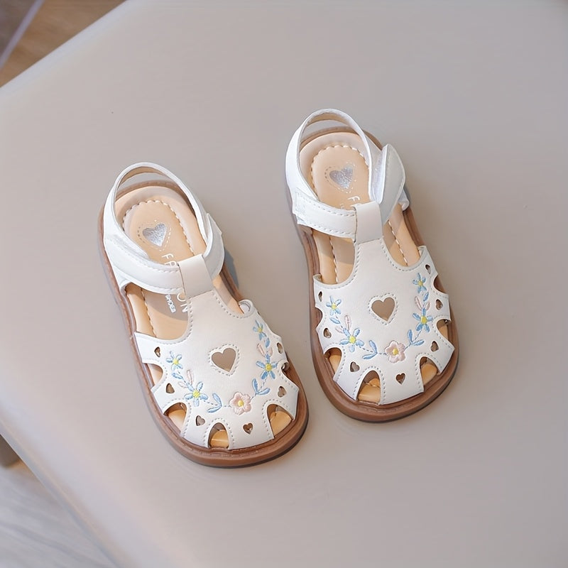 Girls Sandals - Comfort Fit – Beige – view 2