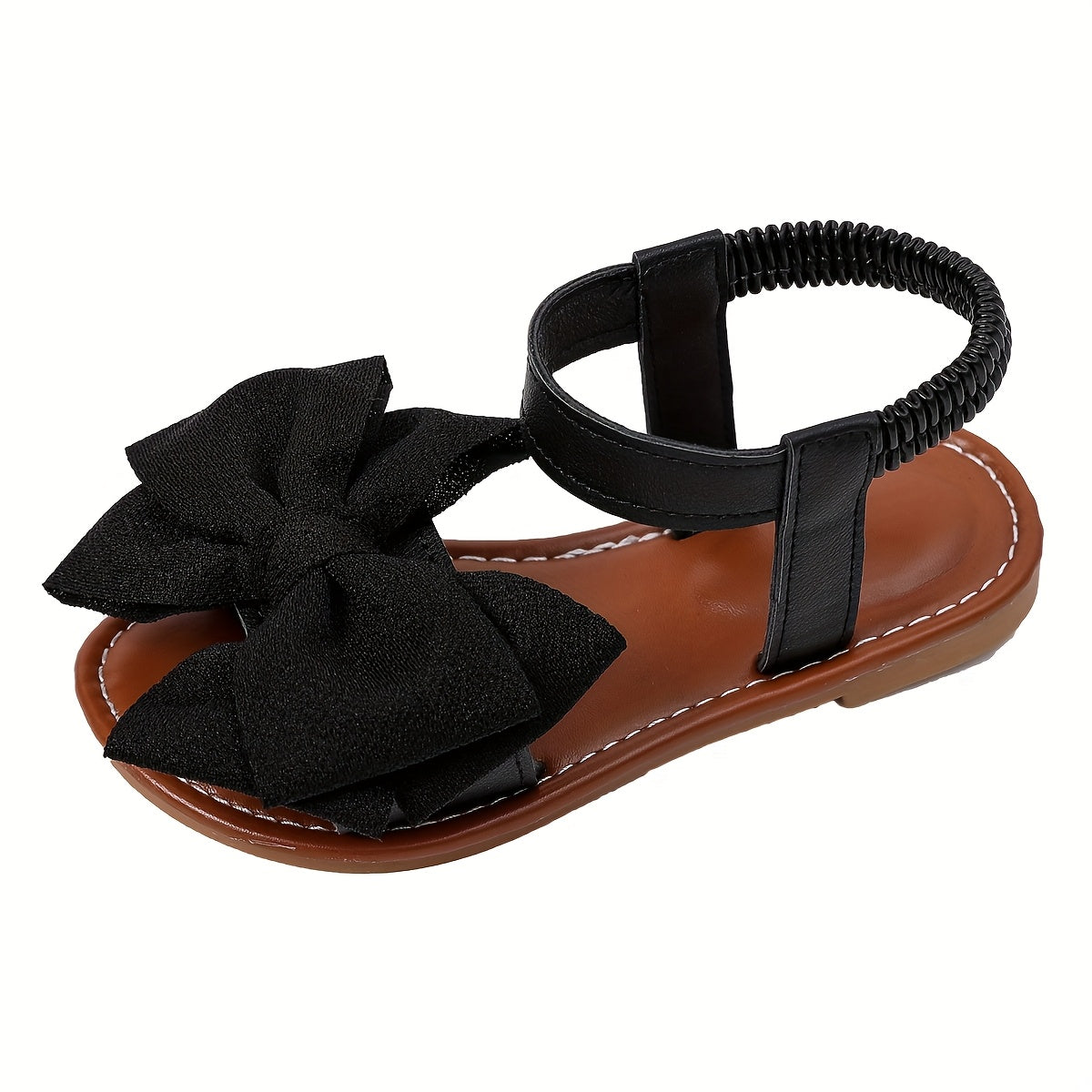 Girls Sandals - Comfort Fit – Black / White – view 3