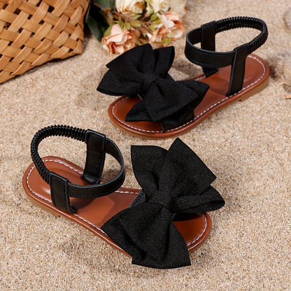 Girls Sandals - Comfort Fit – Black / White – view 8