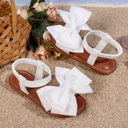 Girls Sandals - Comfort Fit – Black / White – Black option – view 2