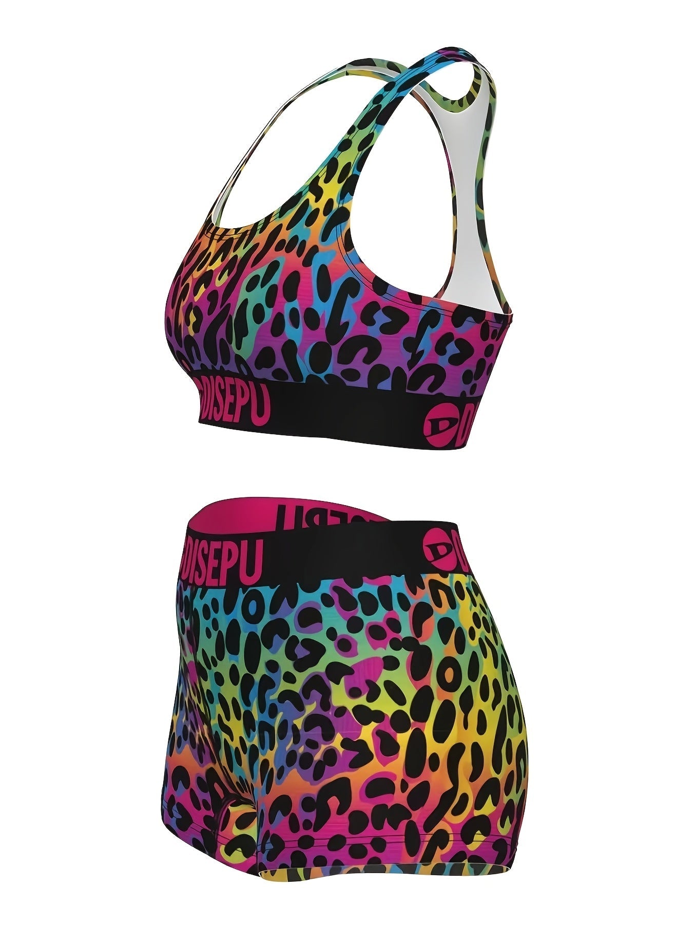Girls' Shorts Outfit Set - High-Waist 2 detail view