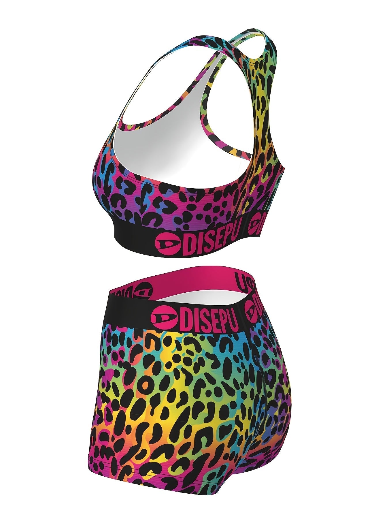 Girls' Shorts Outfit Set - High-Waist 2 detail view
