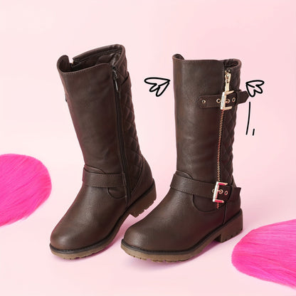 Girls Snow Boots - Non-Slip Sole & Plush Lined – view 4