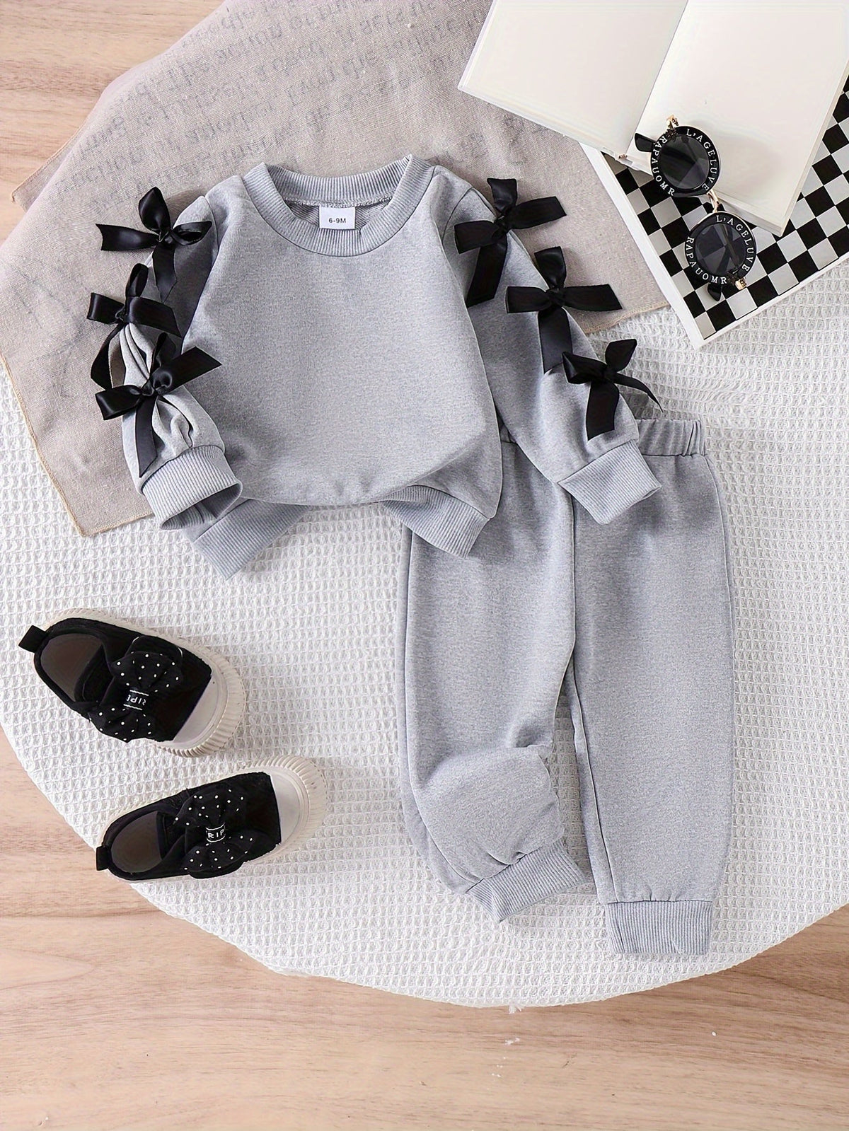Girls' Solid Color Outfit Set - Fall – view 16