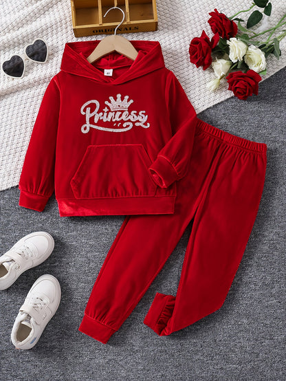 Girls' Solid Color Outfit Set - Long Sleeve Winter 4773 – view 10