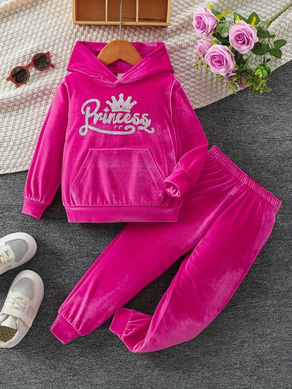 Girls' Solid Color Outfit Set - Long Sleeve Winter 4773 – view 13