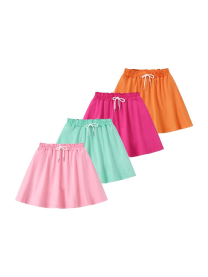 Girls' Solid Color Shorts - Summer – view 4