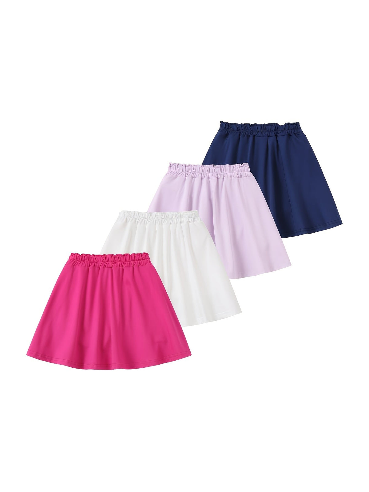 Girls' Solid Color Shorts - Summer – view 6