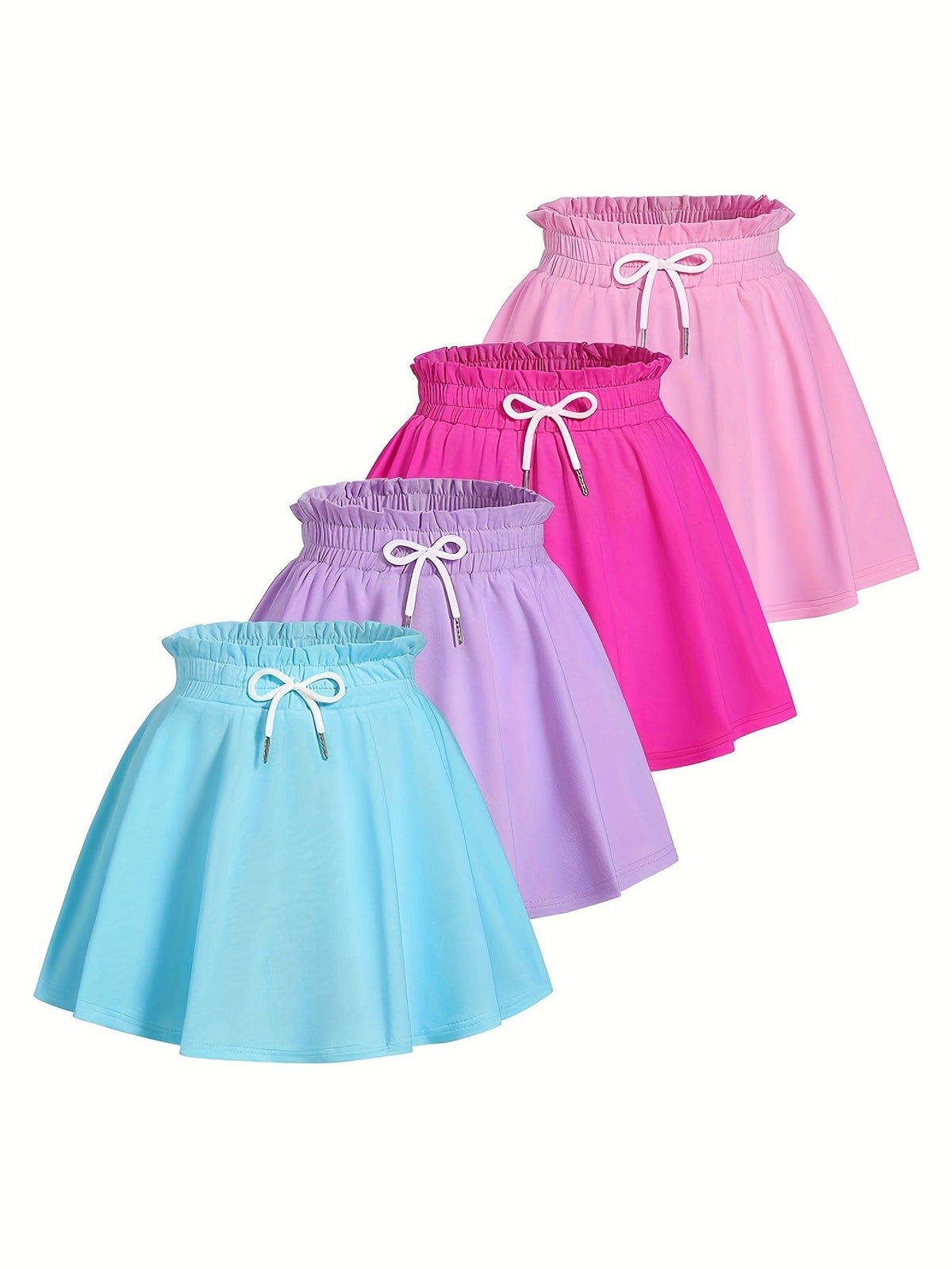 Girls' Solid Color Shorts - Summer – view 10