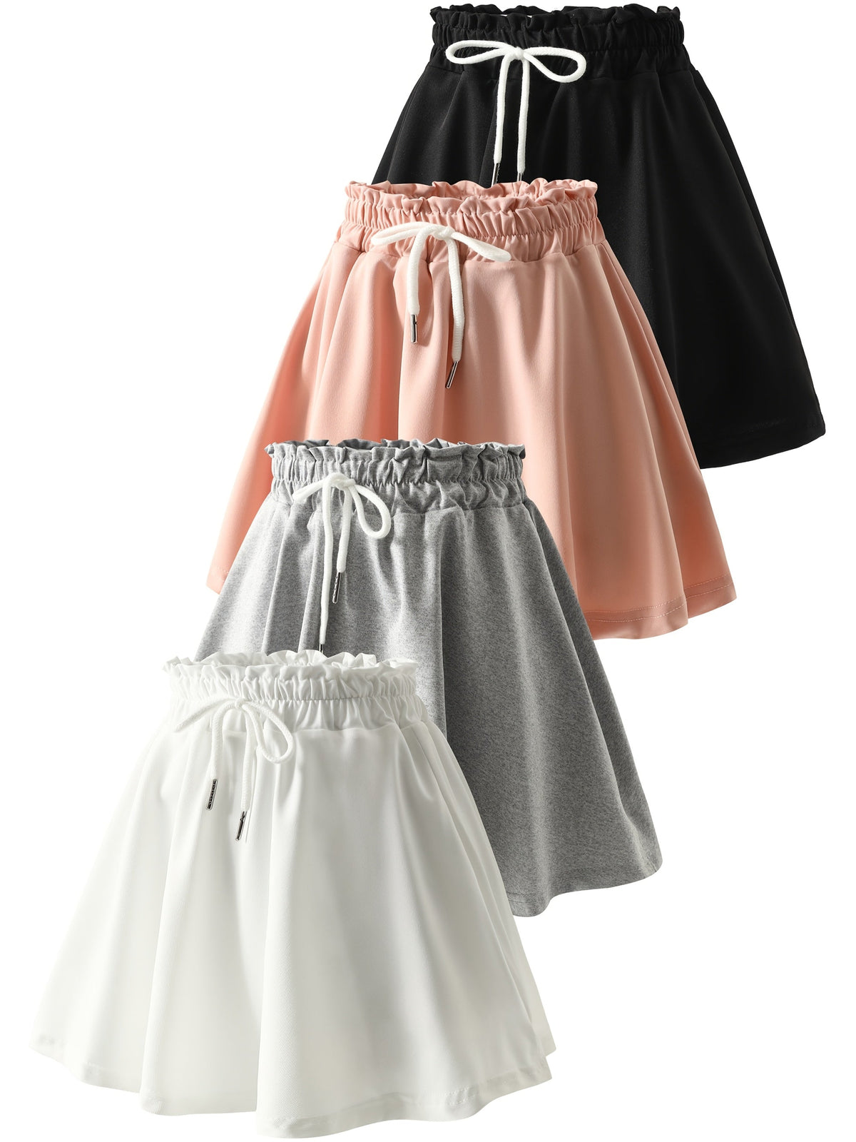 Girls' Solid Color Shorts - Summer – view 20