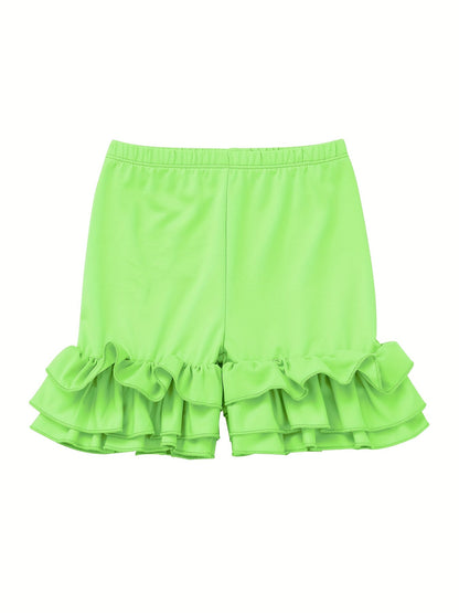 Girls' Solid Color Shorts - Summer 9189 – view 6