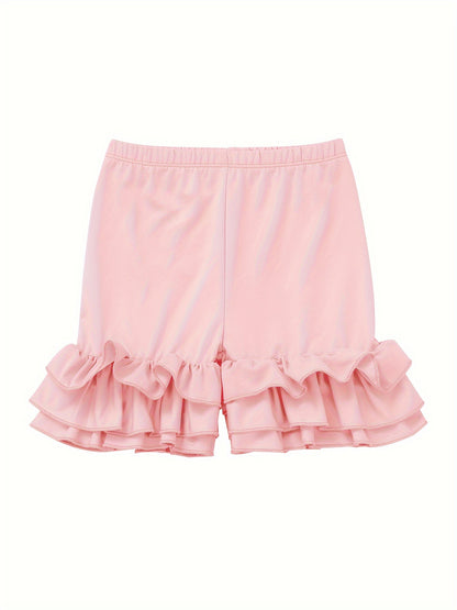 Girls' Solid Color Shorts - Summer 9189 – view 8