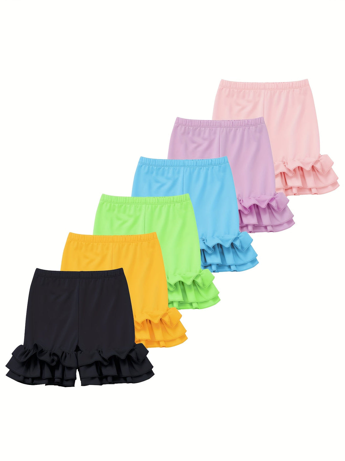 Girls' Solid Color Shorts - Summer 9189 – view 13