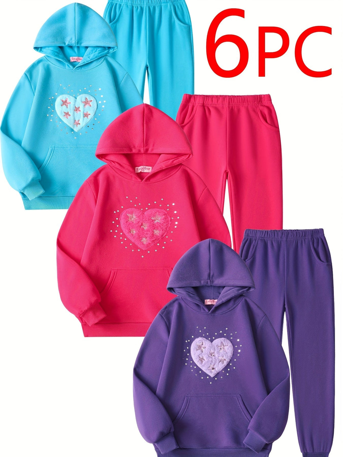 Girls' Sweatshirt – Girls' Floral Outerwear - Winter – view 7