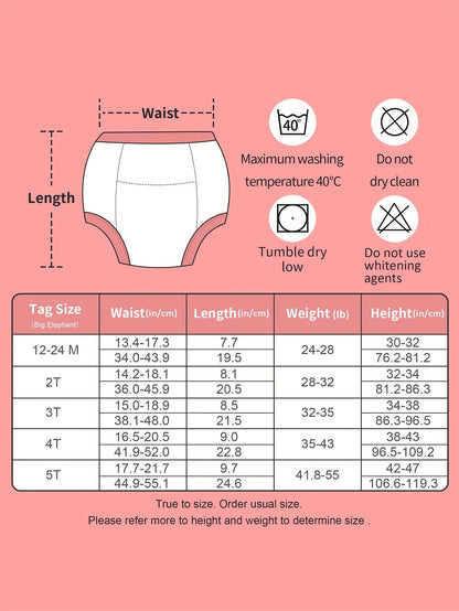 Girls' Training Pants – Girls' Potty Training Underwear - 10-Pack Absorbent – view 3