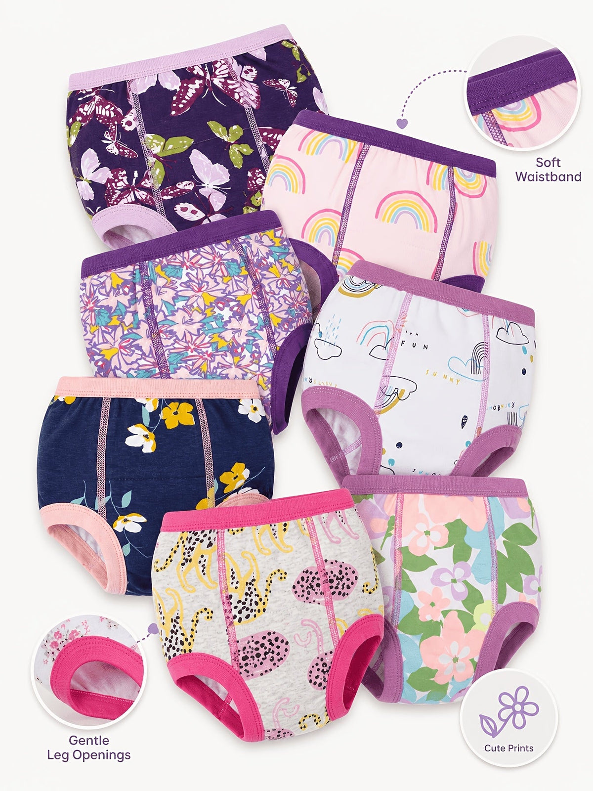 Girls' Training Pants – Girls' Potty Training Underwear - 10-Pack Absorbent – view 13