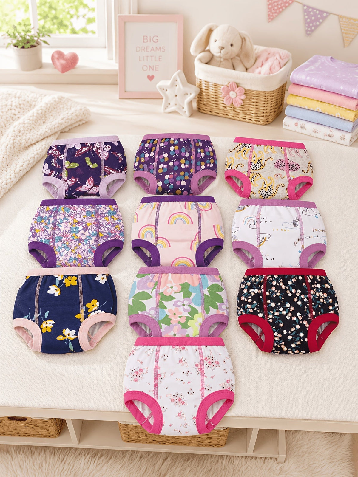 Girls' Training Pants – Girls' Potty Training Underwear - 10-Pack Absorbent – view 14