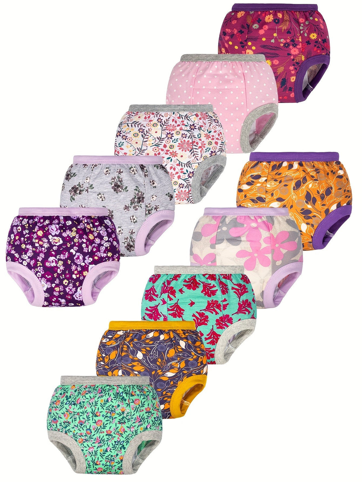 Girls' Training Pants – Girls' Potty Training Underwear - 10-Pack Absorbent – view 15