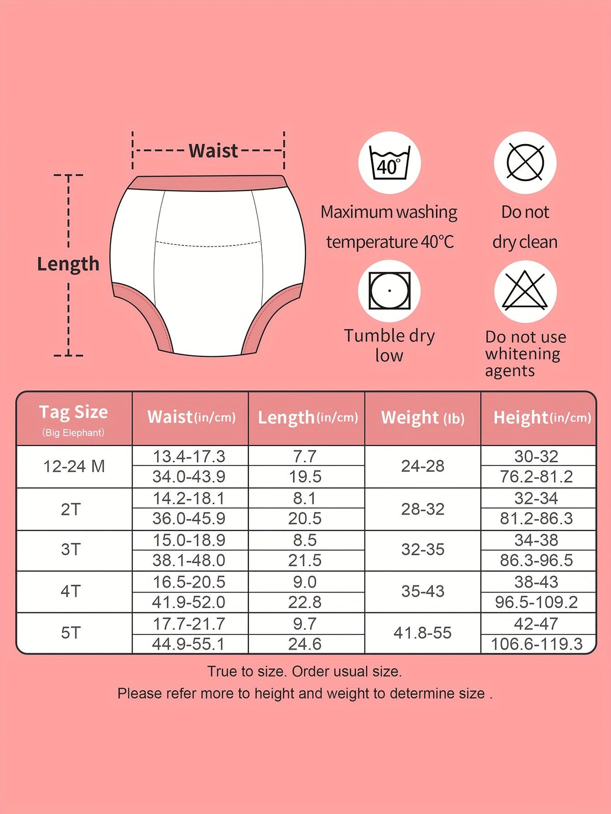 Girls' Training Pants – Girls' Potty Training Underwear - 10-Pack Absorbent – view 16