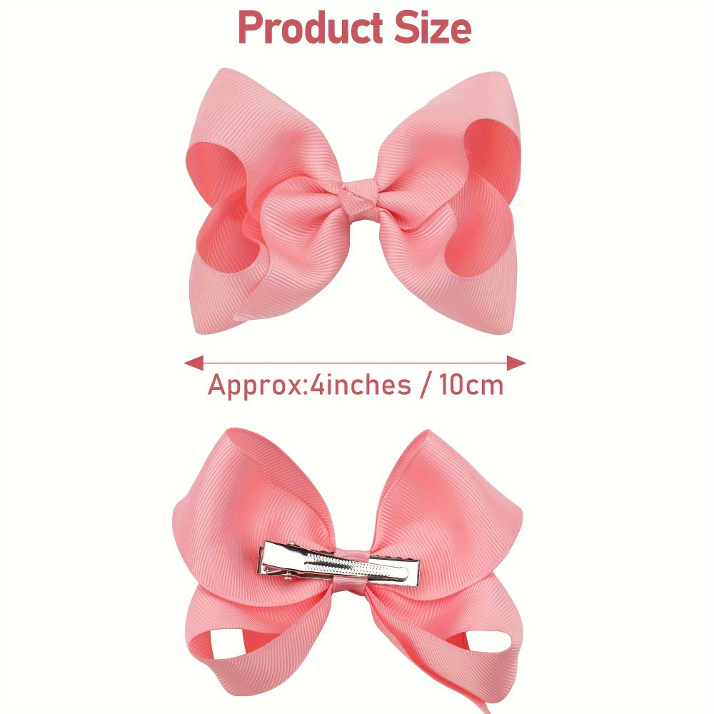 Hair Clips for Women - Bows for Girls 40pcs Grosgrain Ribbon Boutique Bow Alligator 4.5 Inch - product detail view 6
