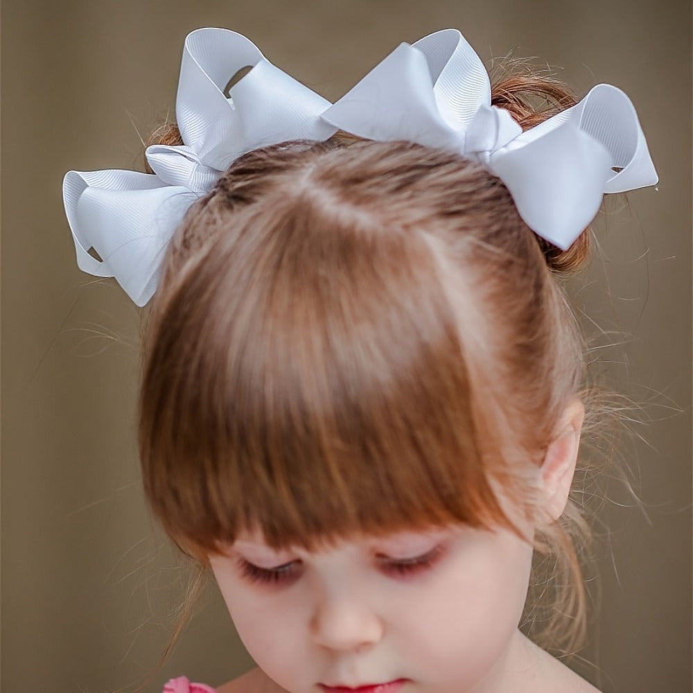 Hair Clips for Women - Bows for Girls 40pcs Grosgrain Ribbon Boutique Bow Alligator 4.5 Inch - product detail view 7