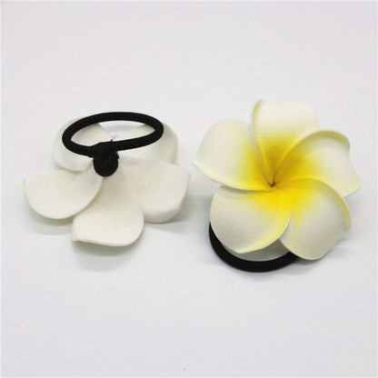 Hair Clips for Women - Flower for 36 Pack Tropical Plumeria Frangipani Barrettes, Lightweight - product detail view 10