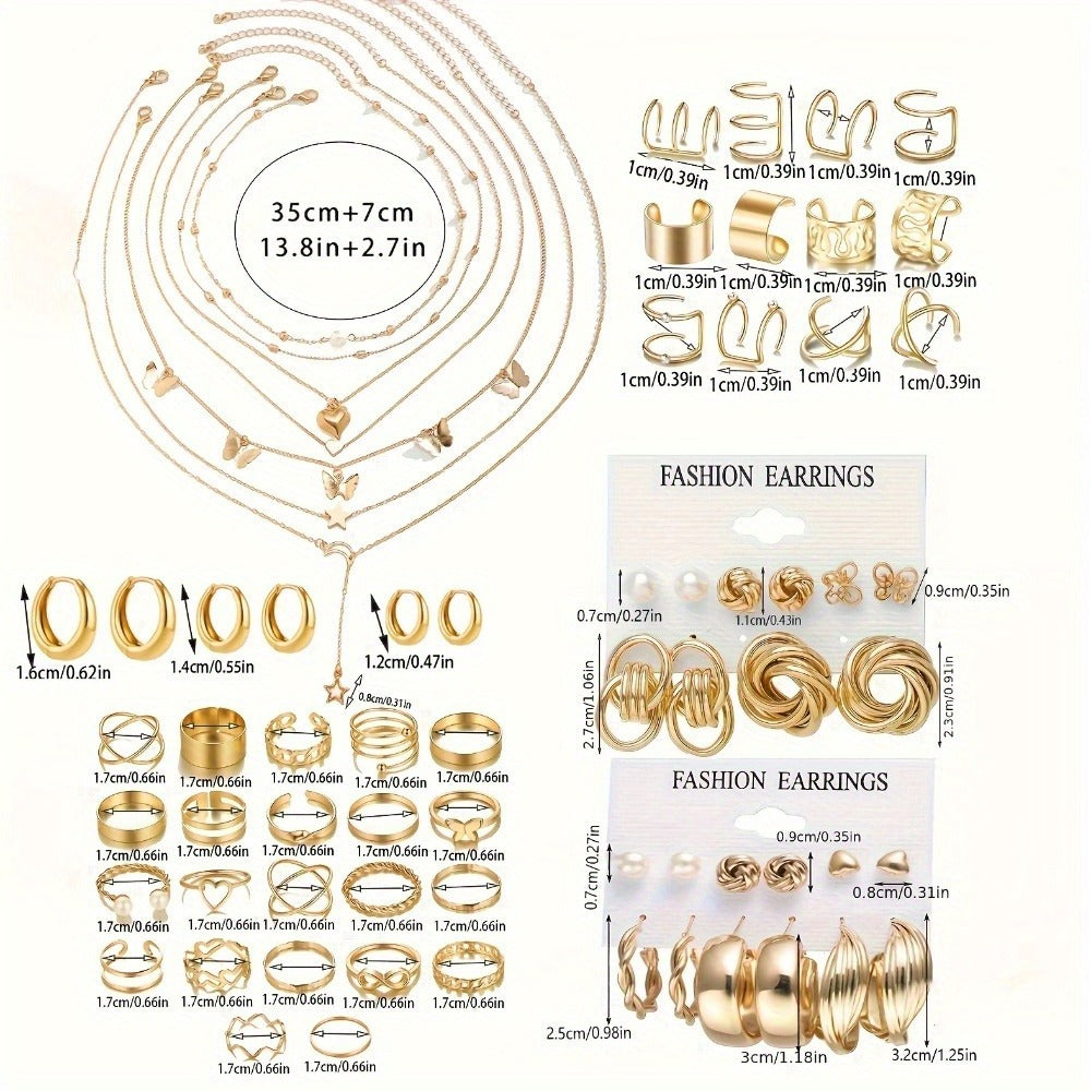 Hair Clips for Women - Pearl Clip Set for Retro Imitation Pearl Butterfly Heart Star Moon - product detail view 8