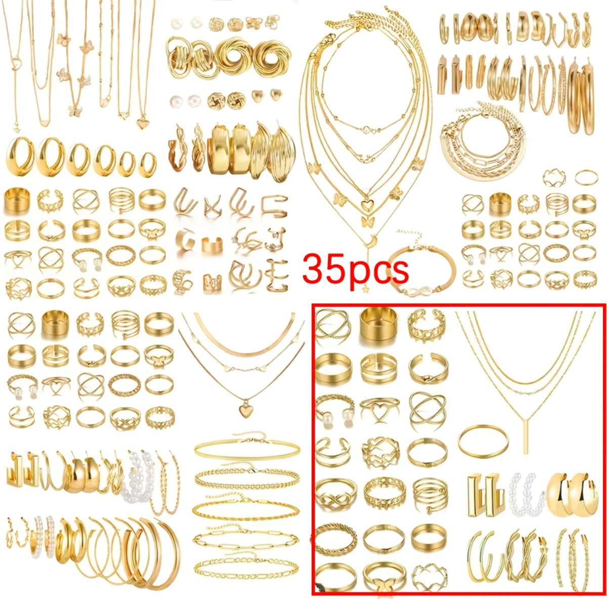 Hair Clips for Women - Pearl Clip Set for Retro Imitation Pearl Butterfly Heart Star Moon - product detail view 12