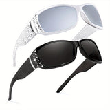 2PC White Mirror & black