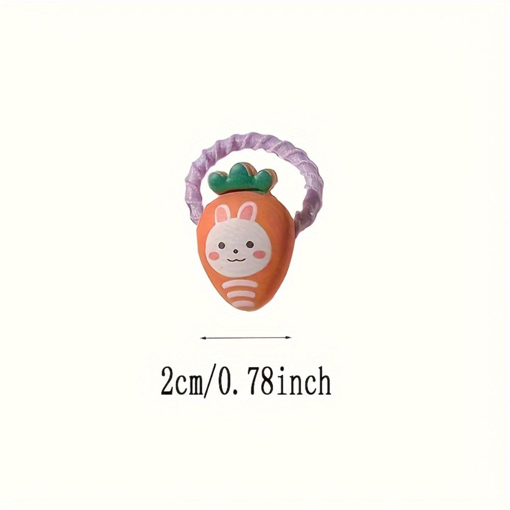 Hair Ties & Bands - Elastic 40pcs Colorful Mixed Random Set Cute Headbands for Women Girls - product detail view 4