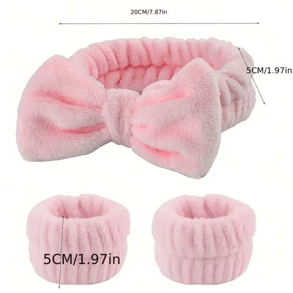 Hair Ties & Hair Accessories Sets - Bow & Clips Set for Women 32 Pack Cute Bow Scrunchies, Large Claw Clip - product detail