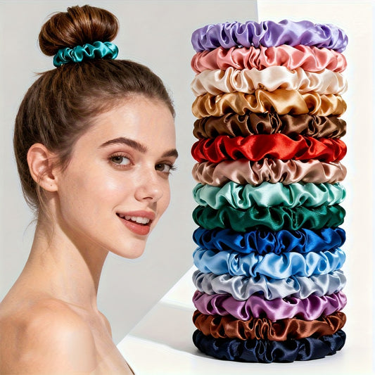 Hair Ties & Hair Bands - for Women 48 Pack Gentle Elastic for Fine , Scrunchie-Style Small Ponytail - main product view