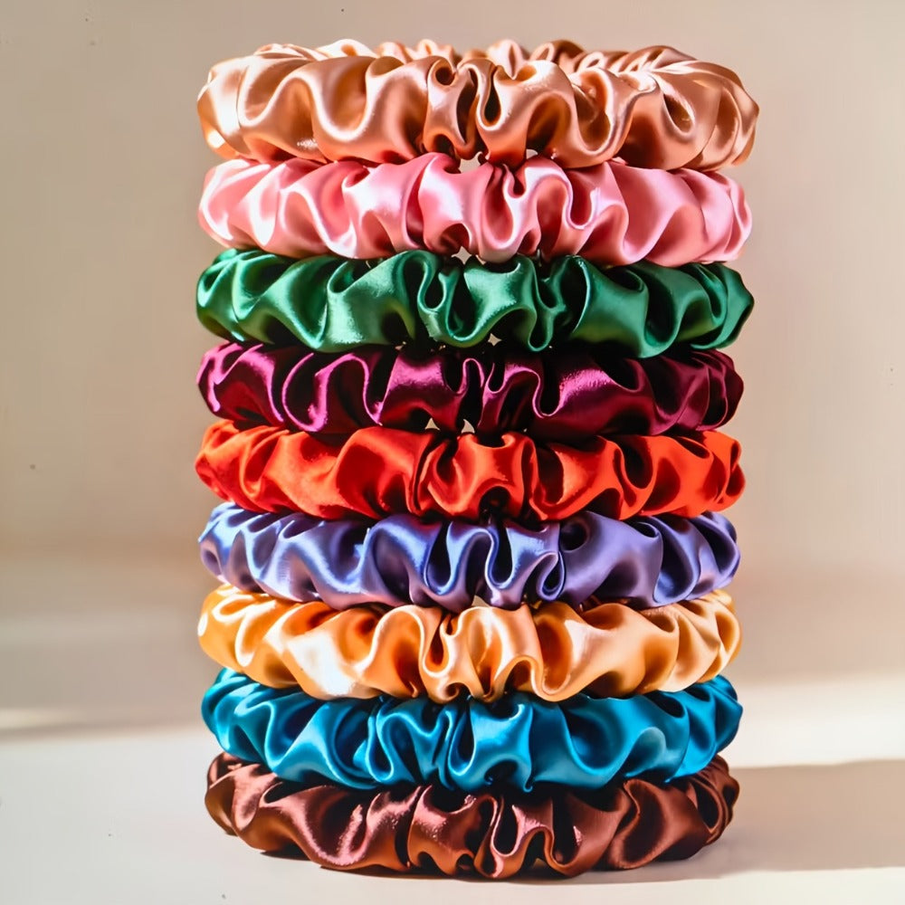 Hair Ties & Hair Bands - for Women 48 Pack Gentle Elastic for Fine , Scrunchie-Style Small Ponytail - product detail view 12