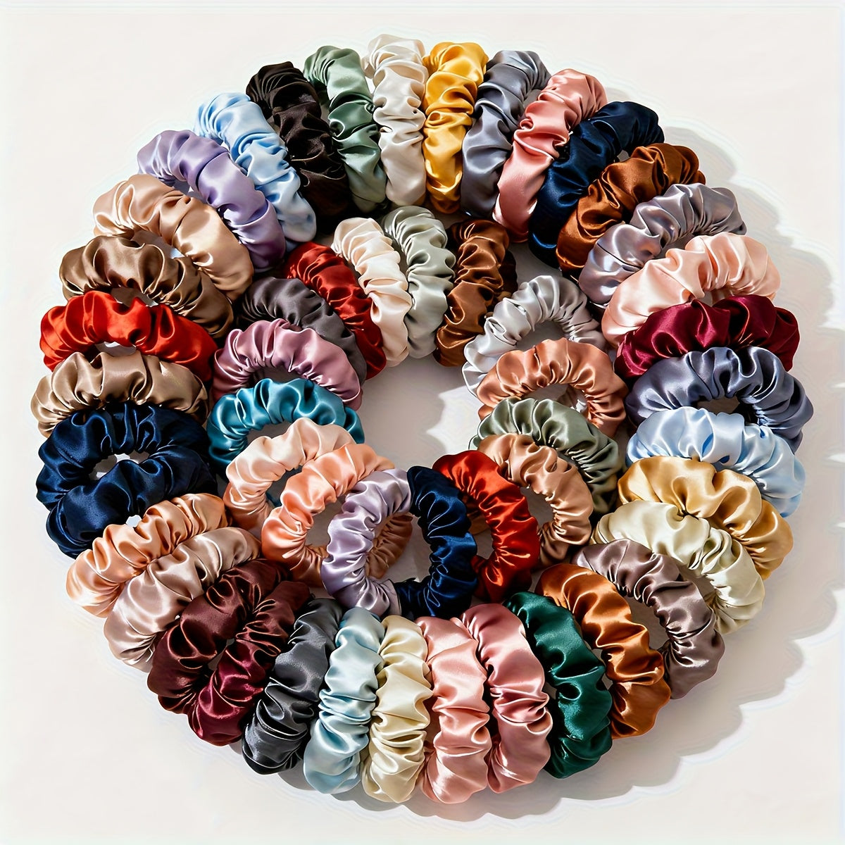 Hair Ties & Hair Bands - for Women 48 Pack Gentle Elastic for Fine , Scrunchie-Style Small Ponytail - product detail view 15