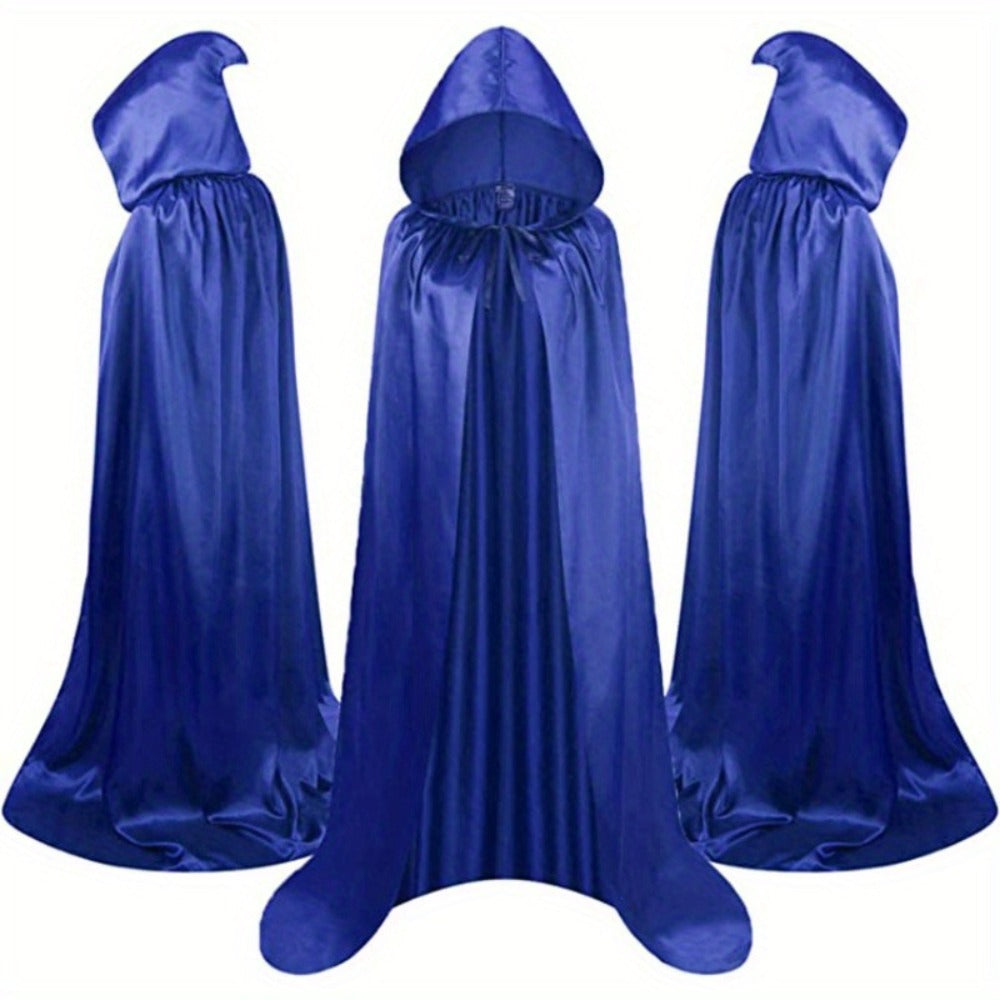 Halloween Costumes - Cape Cloak for Adults 59 Inch Gothic Death Costume Robe | Vampire Grim - product detail view 9