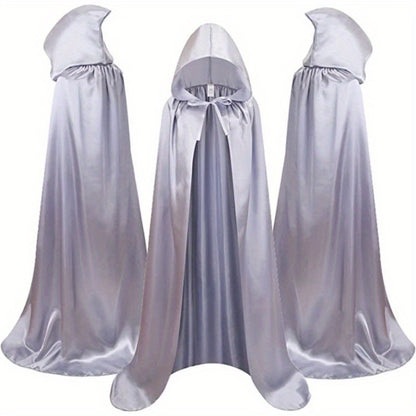 Halloween Costumes - Cape Cloak for Adults 59 Inch Gothic Death Costume Robe | Vampire Grim - product detail view 26